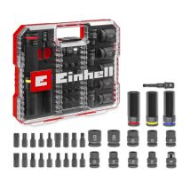 Einhell – 109288 – Kit di bussole a impatto 32 pezzi – 17mm, 19mm, 21mm – Utensileria