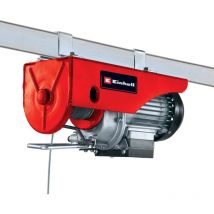 Einhell - Palan électrique tc-eh 250 (500 w, Boîtier de commande avec arrêt d'urgence, Poulie de soufflage avec crochet, Câble 12 m, Frein