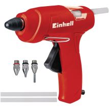 Einhell - Pistolet à colle tc-gg 30 (30 w, Puissance de chauffe : 200 w) Livré avec buse standard, buse plate, buse d'extension, 3 bâtonnets de colle
