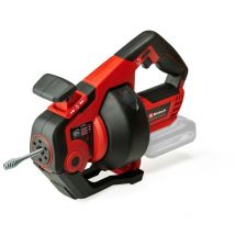 Einhell Furet déboucheur de canalisations sans fil TE-DA 18/760 Li-Solo Power X-Change (18 V, Li-Ion, long flexible spiralé de 7,6 m) Livré sans