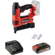 Einhell - Cloueuse sans fil te-cn 18 Li Power X-Change + 2,5 Ah-Kit 4257791 Longueur de l'agrafe 10 - 22 mm + batterie, +