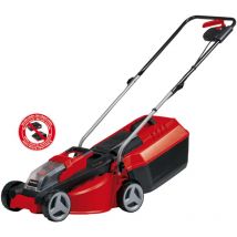 Einhell - Tondeuse à gazon sans fil ge-cm 18/30 Li - Power X-Change (18 v / 3,0 Ah, Largeur de coupe 30 cm, Bac de ramassage rigide de 25 l) Livré