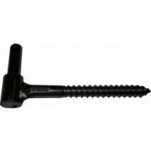 Einschraubkegel 16 mm, Stahl schwarz pulverbeschichtet ral 9005