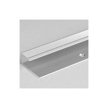 Einschubprofil 'Cobourg' für Laminat / Parkett, 10,3 mm Einfasshöhe, Aluminium eloxiert, gebohrt-silber-2700