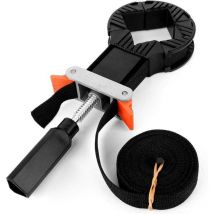 Verstellbare Eckklemmen, 4 Beine, Mehrzweck-Eckklemmen mit Klemmpresse für Holzrahmen und Schubladen