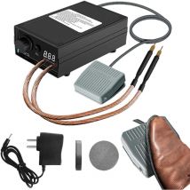 Einstellbarer Punktschweißer, 8000 w, tragbarer Mini-Punktschweißer mit LCD-Display, tragbare Punktschweißausrüstung, batteriebetrieben,