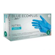 Guanti singoli -uso in nitrile. Blue Eco Plus. Non polveroso. Dimensioni s