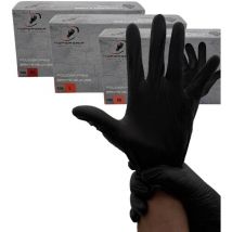 Einweg-nitrilhandschuhe - Schwarz Größe L