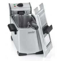 Einzelfritteuse 3.5l 2000w edelstahl - Kitchen Chef - kcpfr35x