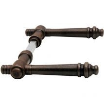 Schörghofer - Drückerpaar göttweig, Eisen verzinkt geschwärzt