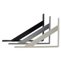 Eisenwinkel - 500 X 350 Mm Weiß, Korrosionsbeständig, Ideal Für Zimmerei Und Bau - Marke