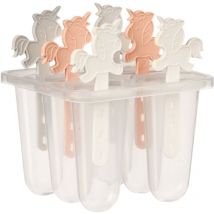 Eisformen für selbstgemachtes Eis am Stiel, 6 Stück
