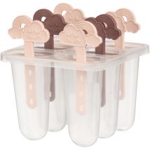 Eisformen für selbstgemachtes Eis am Stiel, 6 Stück