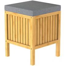 Eisl - Bambus Wäschekorb, mit Sitzkissen