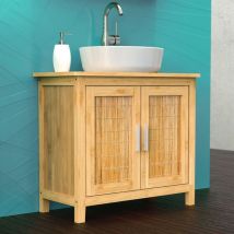 Eisl - Furniture Limited - Armoire de salle de bain Bambou 67x28x60 cm