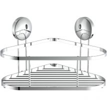 Duschablage, Chrom, zum Schrauben und Kleben