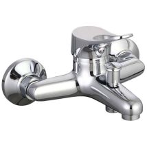 Eisl - Ni023vecr Verona Miscelatore, Deviatore Monoleva Da Tirare, Rubinetto Per Vasca Da Bagno, Cromato, Cromo