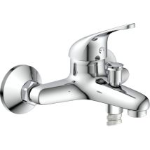 EISL Badewannenarmatur Einhebelmischer mit Brauseanschluss – Chrom – 160 mm – 40 mm