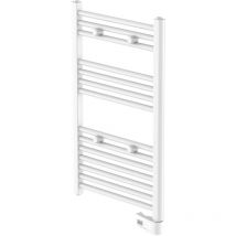 Eisl - Radiador de baño con temporizador blanco 80x50x15 cm