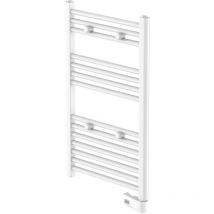 Eisl - Radiateur de salle de bain avec minuterie Blanc 80x50x15 cm