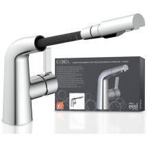 Eisl - cool Waschtischarmatur, Chrom, mit herausziehbarer Haarbrause