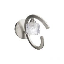 Inspired Mantra - Ice - Wandleuchte geschaltet 1 Licht G9 eco, Satin Nickel