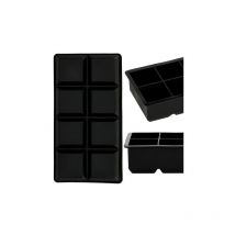 Eiswürfelform aus Silikon – XXL-Quadrat – 8 Stück – 21cm x 11,5cm x 5cm – Eiswürfelgröße 4,8x4,8x4,8cm