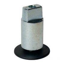 Dormakaba - Eje pasante para extensión bts 30 mm plano cónico galvanizado 3 grados de compensación