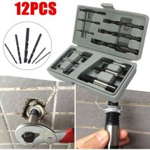 12-teiliges Ausdreher-Set für gebrochene Schrauben – Entfernen Sie beschädigte Schrauben - Ej.life