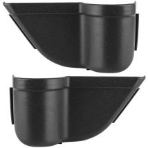 2 bandejas de almacenamiento para puerta delantera con inserto lateral para Jeep Wrangler jk jku 2011-2018, accesorios interiores - Ej.life