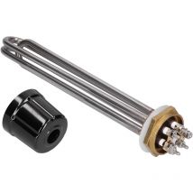 Ej.life - 220-380V 3KW Resistance pour Chauffe Eau SUS304 Résistance Chauffante Flange Capuchon et Bague D'étanchéité