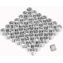 Ej.life - 50pcs Insert de Réparation de Filetage, Helicoil M8, Insert Fileté, Inserts Filetés Hélicoïdaux en Fil d'acier Inoxydable M8 x 1,25 x 1,5D