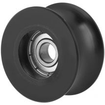 Ej.life - 8x40x20.7mm U-Nut Riemenscheibe, 4 stücke 0840UU u Typ U-Nut Riemenscheibe Rollenführungsrad U-artige Nut Kugellagerführungsrolle Räder