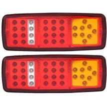 Accessoires caravane clignotant arrière pour feu arrière led depanneuse pour feux arrière remorque voiture 2 Pcs led Feux Arrière 12V Camion Remorque