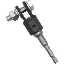 Ej.Life Adaptateur de Cric à Ciseaux pour Automobile à Utiliser avec Une Clé à Chocs de 1.27cm, Adaptateur de Cric Solide Et Durable, Universel pour