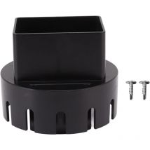 Adaptateur De Tuyau De Descente De Gouttière, Connecteur De Rallonge De Tuyau De Descente De Vidange En Plastique Adaptateur De Vidange Flexible