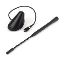 Antenne c3, Antenne de Voiture, mât d'antenne de Tige d'antenne en Spirale am de Radio fm Universelle Noire de Voiture avec la Base - Ej.life