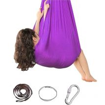 Ej.life - Balanoire sensorielle Yoga Swing Hamac élastique pour enfants pour enfants adolescents adultes