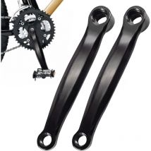 Ej.life - Bras de Manivelle, 170mm Manivelles de Vélo Diamond Hole Trou Carré Simple Manivelle Accessoires de Remplacement pour Vélo de Route, Vélo