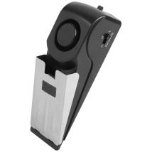 Ej.life - Jeffergarden Butée de Porte 120 dB, Butoir de Porte Alarme Système D'alarme Portable en Forme de Cale Système D'alarme de Sécurité sans Fil