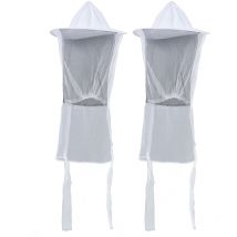 2pcs Chapeau de Protection d'Apiculteur Chapeau Protecteur d'Apiculture avec Maille Respirante pour Pêcheurs Chasseurs - Ej.life