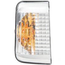 Couvercle de Lentille D'indicateur de Clignotant de Rétroviseur de Voiture, Couvercle de Lentille de Remplacement pourBoxer Expert, 71748254 (Gauche