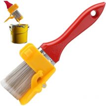Ensemble de pinceaux de peinture pour peinture professionnelle - Coupe-bordure pour couper des pinceaux - Séparateur de couleur - Coupe-bordure pour