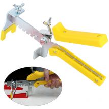 Ej.life - Fliesen-Nivelliersystem Keilnivellierung Spacer Leveling System 500 Lippage Clips 200 Wedges 1 Zangenwerkzeug-Kit