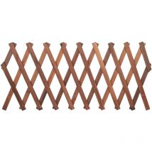 Focket Clôture en Treillis, étendue à 120 x 35cm, 155 x 30cm, 180 x 25cm, Mur en Treillis en Bois, Treillis Extensible en pin pour Plantes