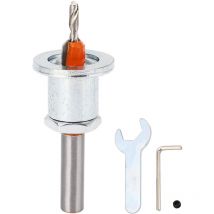 Ej.life - Forets à Bois, Jeu de Mèches hss, Mèches de Conique Acier 8mm, Set de Forets à Chanfreiner pour le Travail Forage du Bois, Plastique, Trous