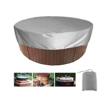 Ej.life - Housse de Protection Canapé Lit Rond Imperméable, Couverture de Canape-Lit en Oxford 190T Solide et Durable, Housse de Protection Salon de