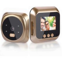 Ej.life - Judas numérique intelligent, Caméra de Sonnette Vidéo Électronique pour Visionneuse de Porte avec Vision Nocturne, Grand Angle de 160 °,