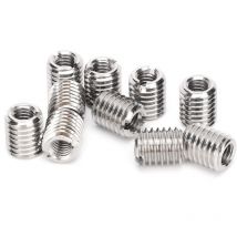Lot de 10 écrous Filetés, écrou Réducteur de Filetage M6 x 1,0 Femelle et M10 x 1,5 Mâle Réducteur de Filetage Autotaraudeur Inserts de Réparation de