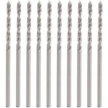 Lot de 10 forets hss hélicoïdaux en acier rapide avec tige droite 1,75 mm pour fournitures industrielles - Ej.life